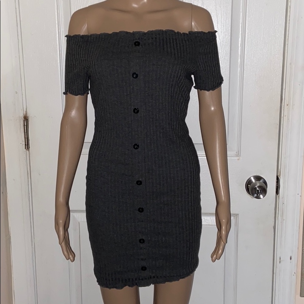 Fashion Nova Off-The-Shoulder Dress